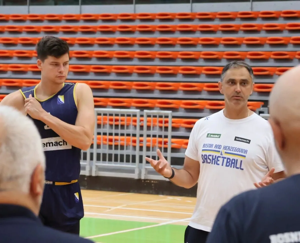 Košarkaši BiH odradili prvi trening u Zenici, počele završne pripreme za duel s Turskom