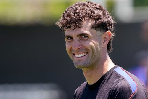 Soccer Football - FIFA World Cup 2026 - United States Training - Great Park Sports Complex, Irvine, California, U.S. - June 26, 2026 Christian Pulisic of the U.S. during training IMAGN IMAGES via Reuters/Kirby Lee
