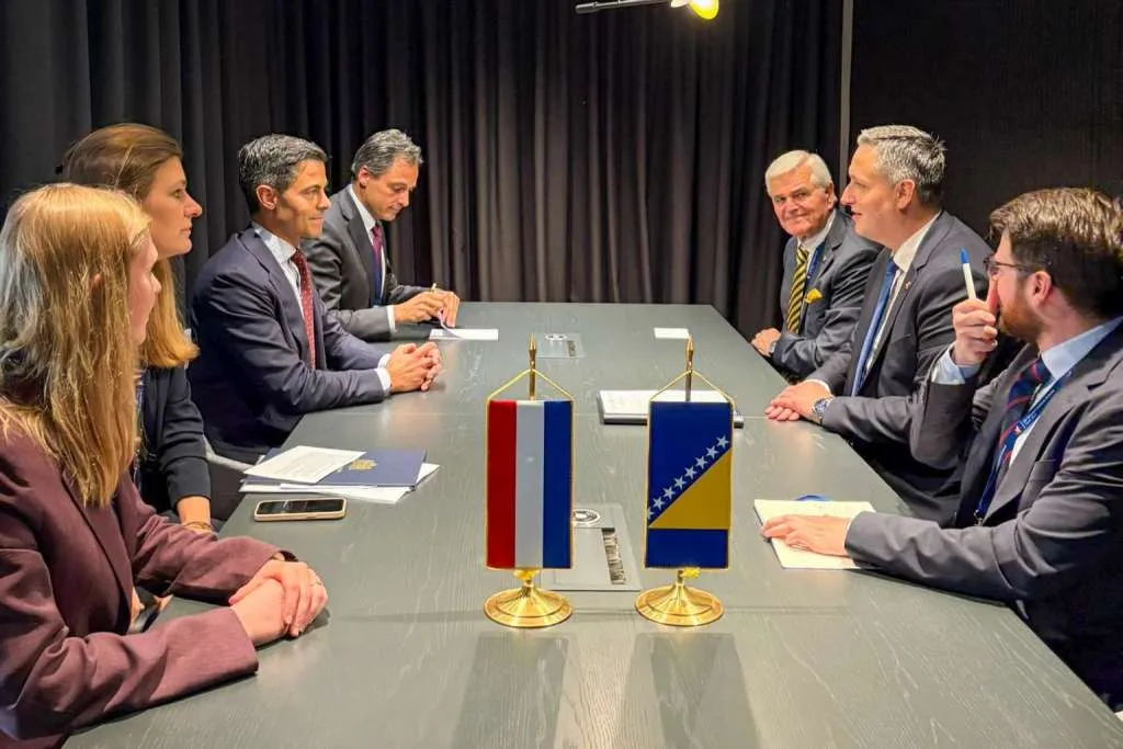 Bosnia’s Becirovic and the Netherlands’ Jetten discuss European integration and security