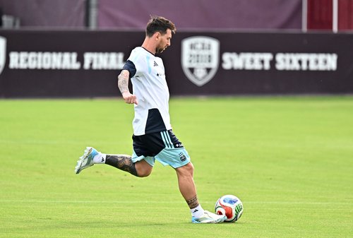 Soccer Football - International Friendly - Argentina Training - Kyle Field Stadium, College