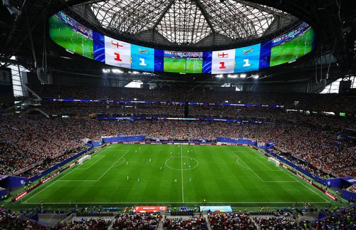 Soccer Football - FIFA World Cup 2026 - Round of 32 - England v DR Congo - Atlanta Stadium, Atlanta, Georgia, U.S. - July 1, 2026 General view of the action during the match REUTERS/Siphiwe Sibeko