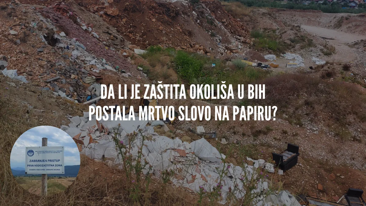 Aarhus centar protiv odluke Tužilaštva KS: Zašto se blokira istraga o ilegalnoj deponiji tik uz izvorište vode u Sarajevu?