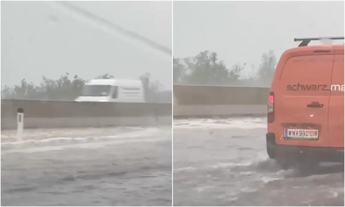VIDEO Kolaps u Austriji, autocesta se pretvorila u rijeku, pala i krupna tuča: ‘Bijelilo se kao usred zime‘