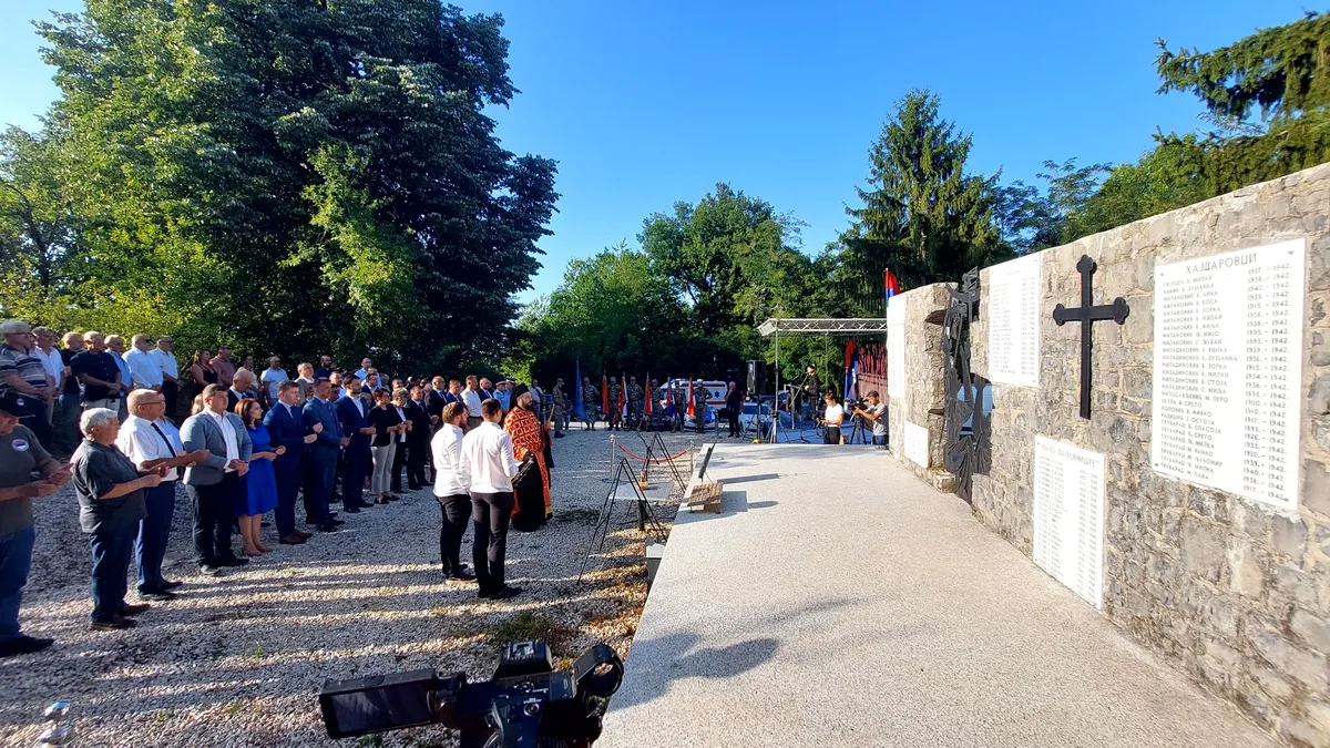 Obilježavanje "Dana sjećanja na djecu ubijenu tokom genocida u NDH" kod Prijedora