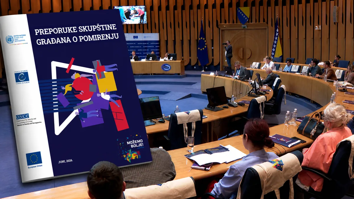 U Sarajevu predstavljene preporuke Skupštine građana o pomirenju u BiH: Fokus na obrazovanju, medijima i suočavanju s ratnim traumama