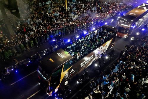 Soccer Football - FIFA World Cup 2026 - Argentina players arrive in Buenos Ai