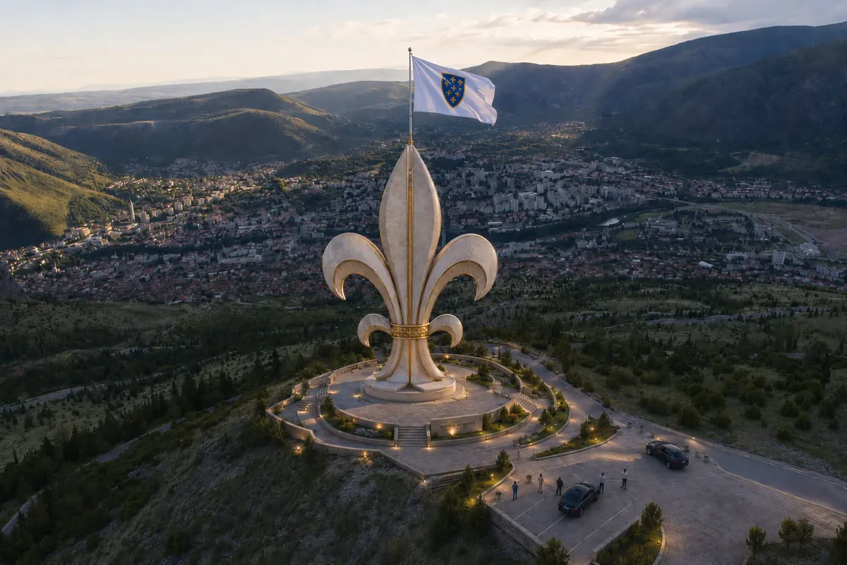 Federalni zastupnik predložio gradnju spomenika "Ljiljan" na brdu Fortica iznad Mostara: "To je krik porodica čiji se glas ne želi čuti"