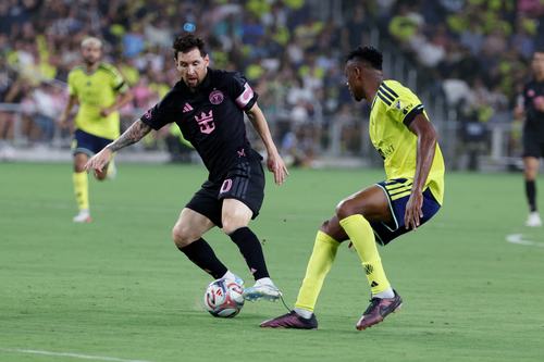 Aug 15, 2026; Nashville, Tennessee, USA; Inter Miami CF forward Lionel Messi (10)
