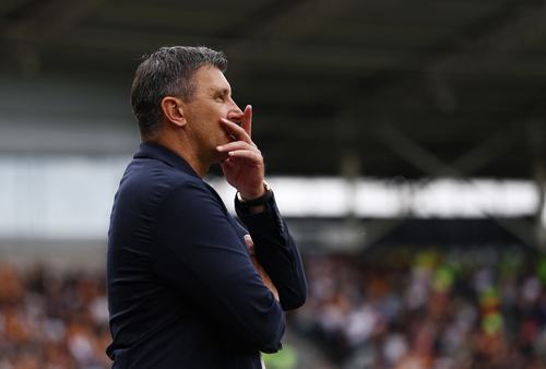 Soccer Football - Premier League - Hull City v Manchester United - MKM Stadium, Hull, Britain - August 22, 2026 Hull City manager Sergej Jakirovic Action Images via Reuters/Lee Smith EDITORIAL USE ONLY. NO USE WITH UNAUTHORIZED AUDIO, VIDEO, DATA, FIXTURE