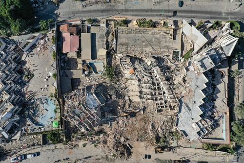 LA GUAIRA, VENECUELA - 29. JUNI: Pogled iz zraka na Caravelladi i Caribim dva najpopularnija primorska naselja za turiste u gradu La Guairi nakon zemljotresa koji su pogodili Venecuelu 25. juna. ( Hasret Cem Tekkeşinoğlu - Anadolu Agency )