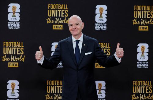 FILE PHOTO: Soccer Football - FIFA World Cup 2026 - FIFA World Cup 2026 Draw - rian Snyder/File Photo
