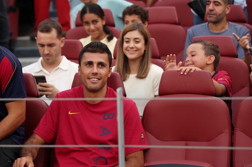 Soccer Football - Pre Season Friendly - FC Barcelona v Al Ahly - Spotify Camp Nou, Barcelona, Spain - August 19, 2026 FC Barcelona's Rodri before the match REUTERS/Bruna Casas