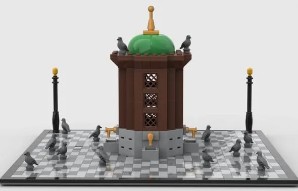 Could Sarajevo's Sebilj become an official LEGO set? Bosnian student's project makes it to LEGO Ideas