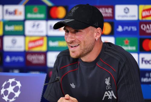 Soccer Football - UEFA Champions League - Liverpool Press Conference - Anfield, Liverpool, Britain - September 8, 2026 Liverpool's Alexis Mac Allister during the press conference Action Images via Reuters/Ed Sykes
