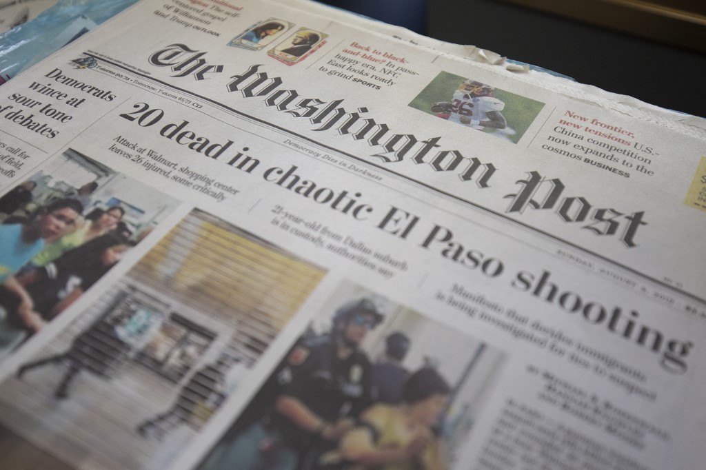 US-MEDIA-NEWSPAPERS washington post