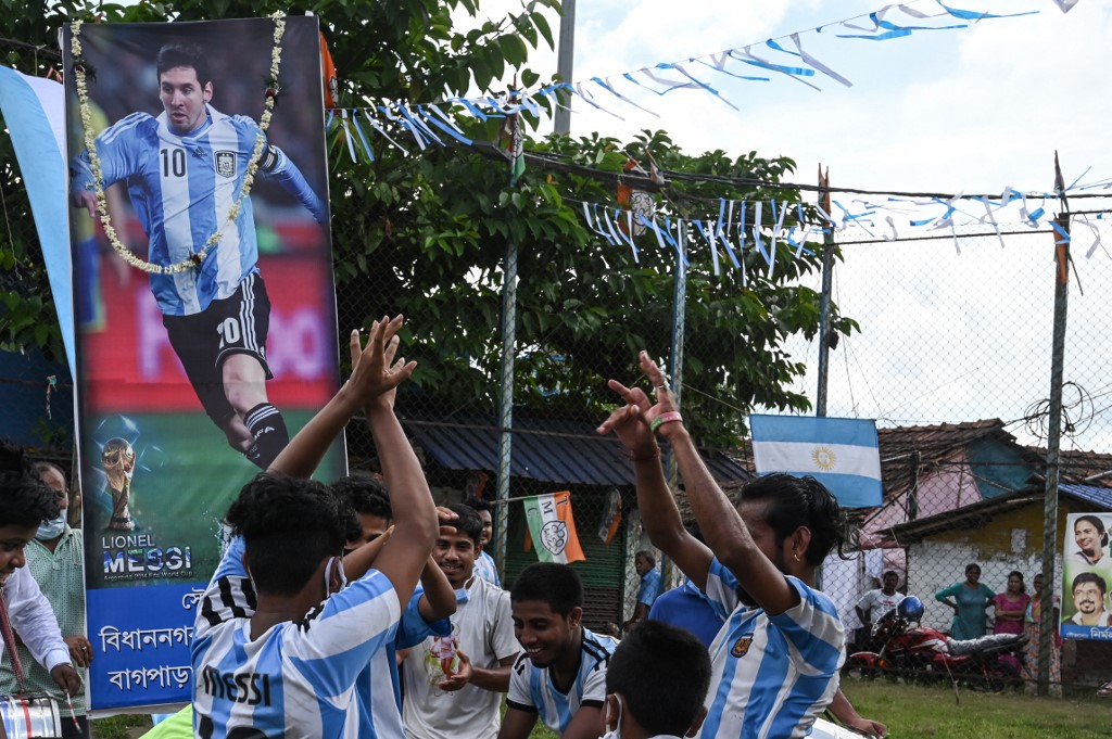 INDIA-FBL-2021-COPA AMERICA-ARG-FANS
