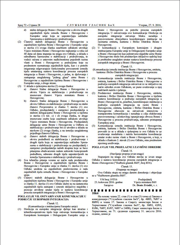 Pročitajte šta donosi "novi" Mehanizam koordinacije