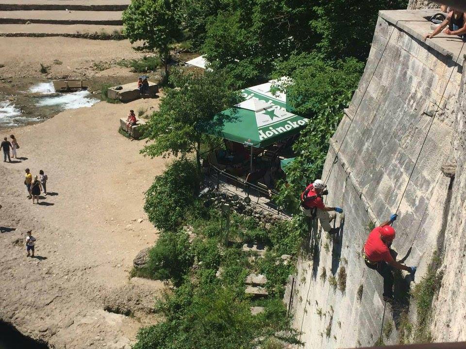 Čišćenje Starog mosta