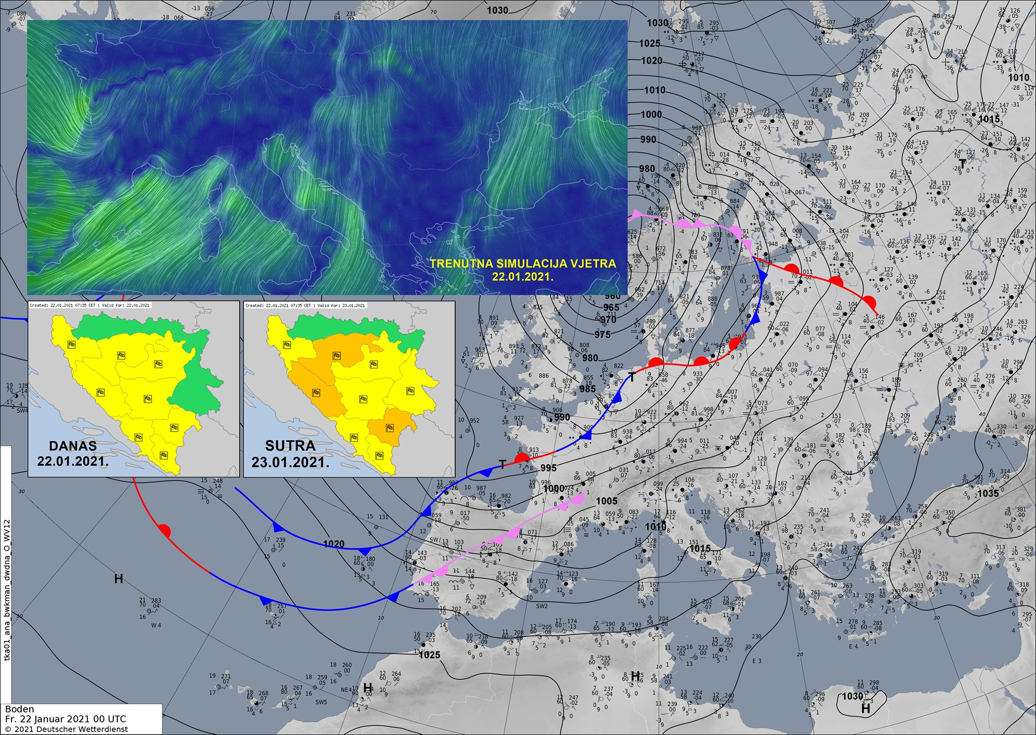 narandžasto upozorenje