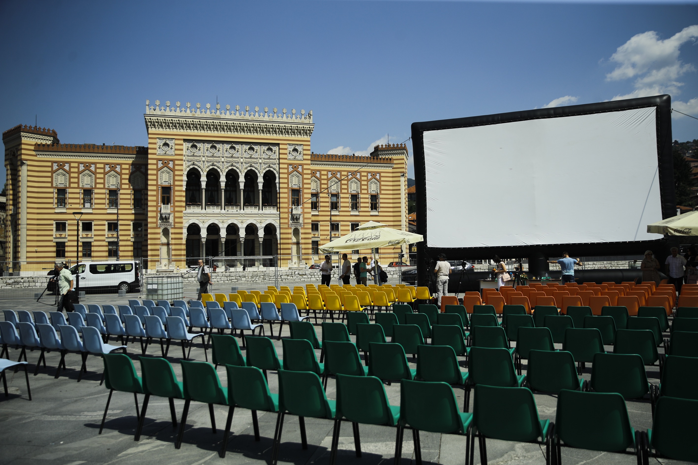 Ususret SFF-u: Ljetno kino Stari Grad na trgu preko puta Vijećnice