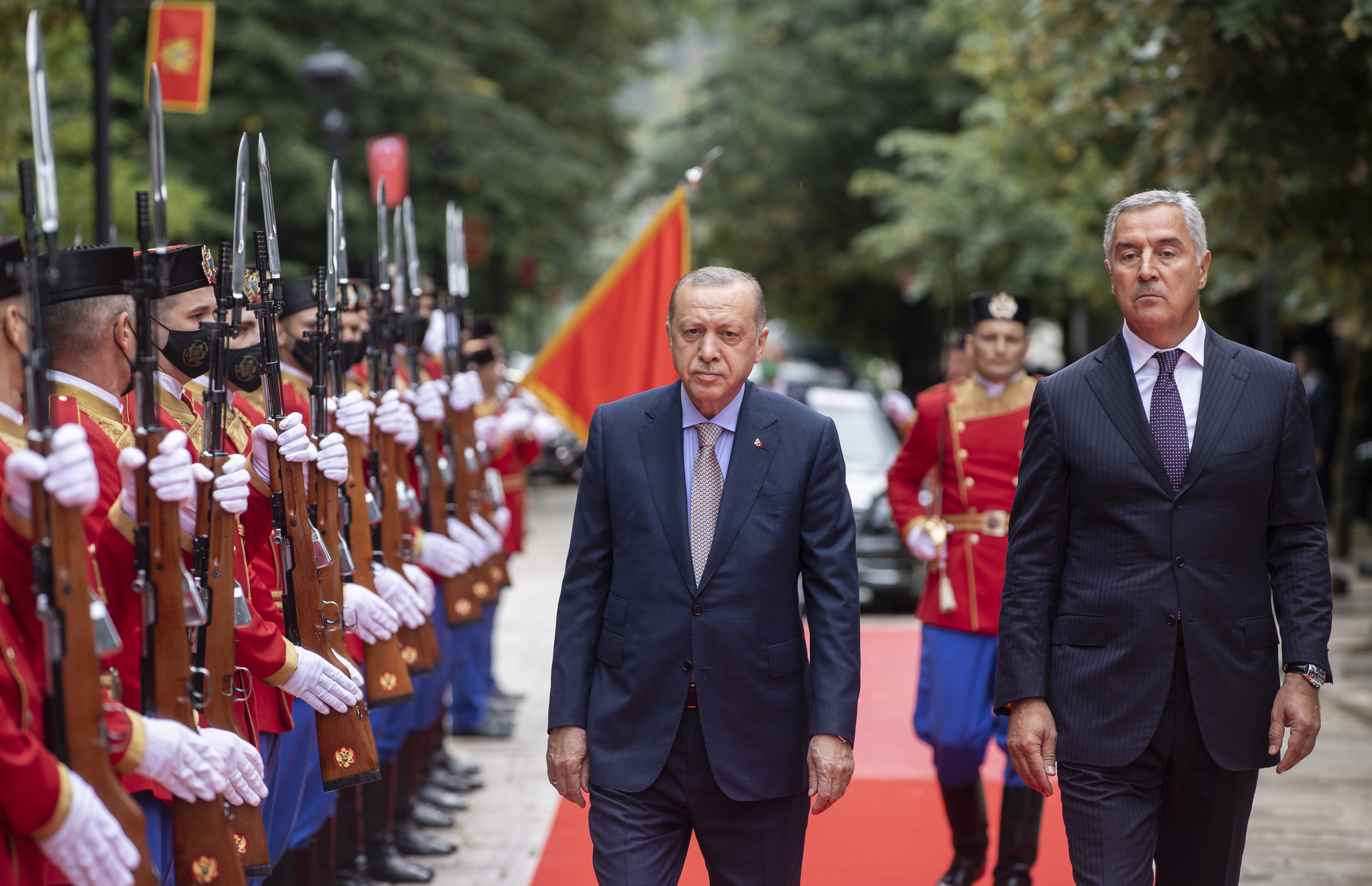 Crna Gora: Turski predsjednik Erdogan stigao na Cetinje, dočekan uz najviše državne počasti