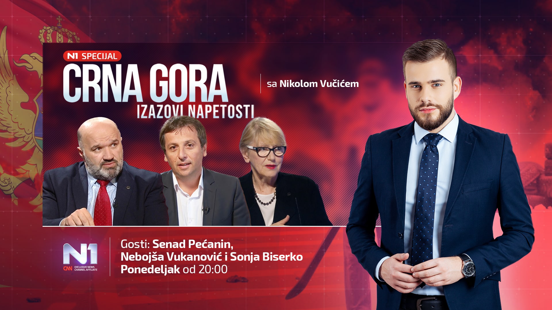 Gosti Sa staklomCrna Gora - izazovi napetosti_ na Nikolom Vucicem
