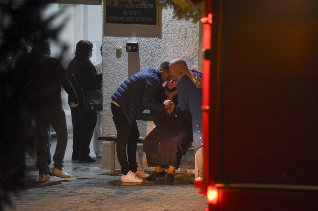 Ten dead in fire at Covid hospital in North Macedonia