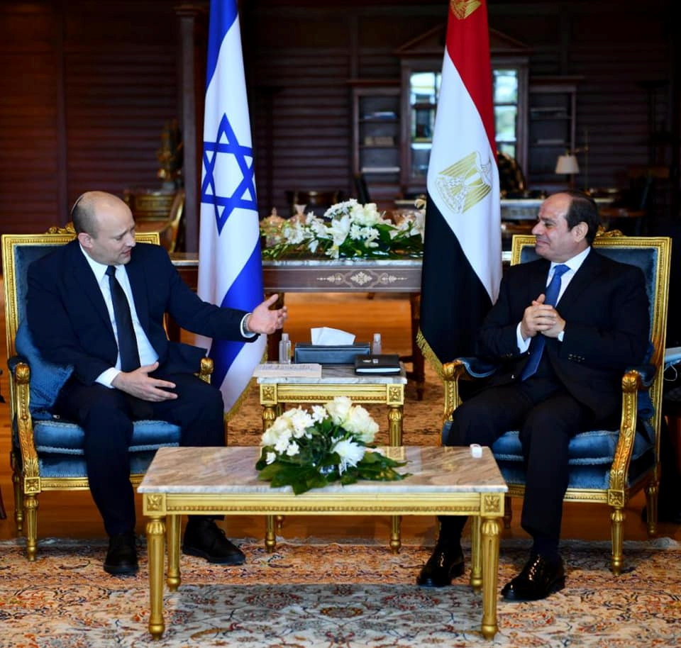 Abdel Fattah al-Sisi i Naftali Bennett
