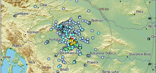 pores zemljotres petrinja