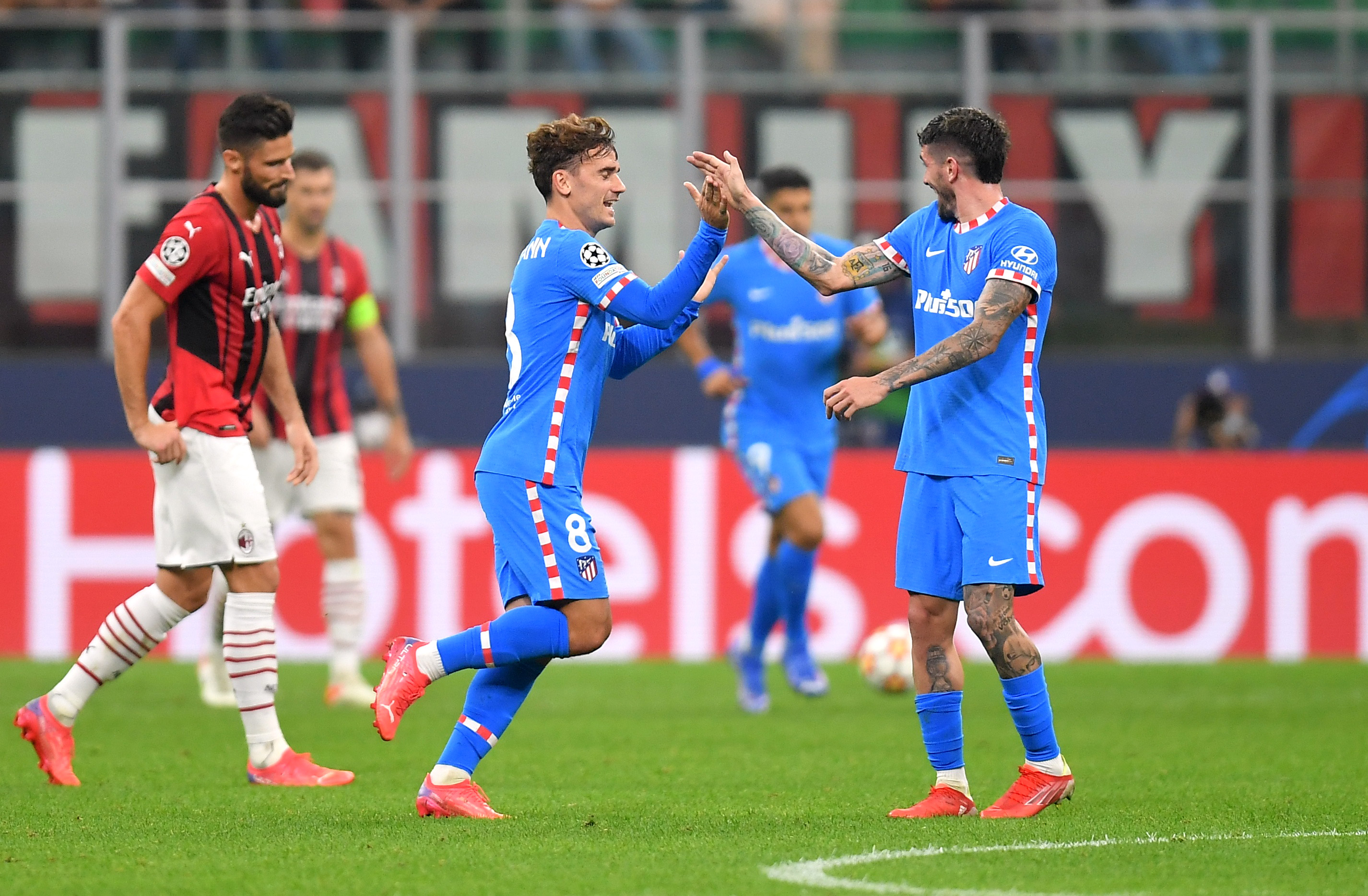 Champions League - Group B - AC Milan v Atletico Madrid