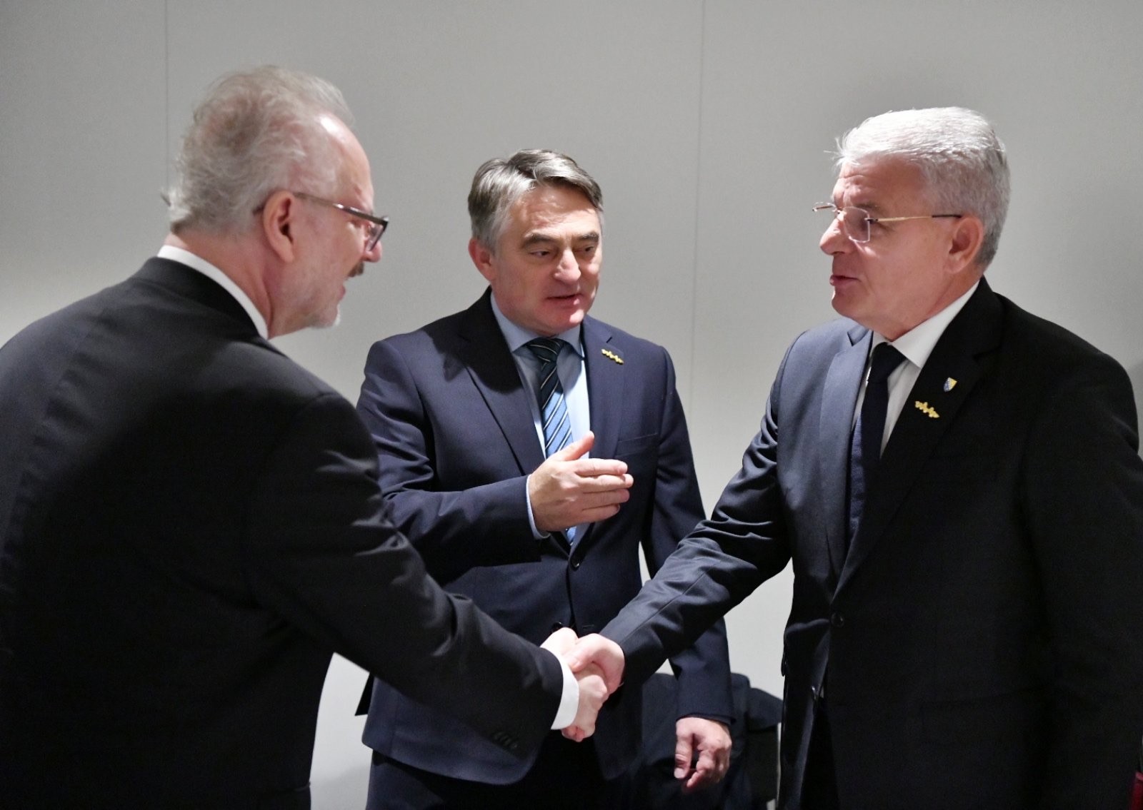 Susret Komšića i Džaferovića s Levitsom: Poželjno intenziviranje kontakata BiH i Latvije na svim nivoima