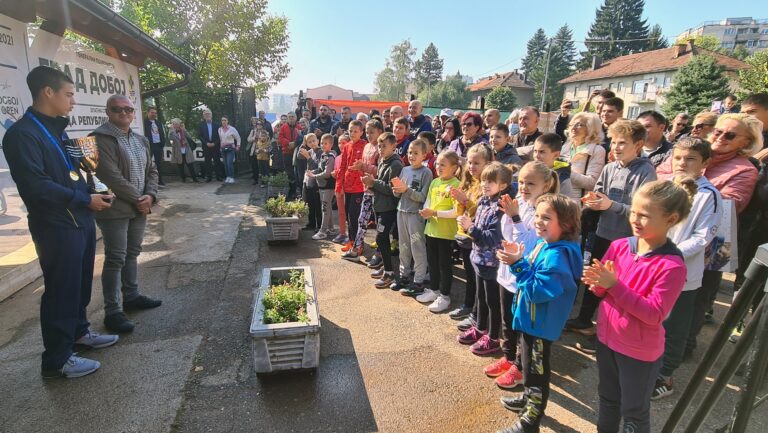 Добој - дочек  тенисера Марка Макси