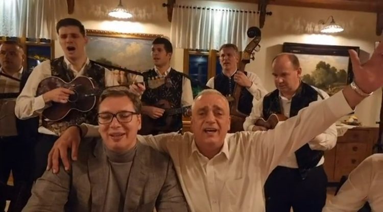 Aleksandar Vučić i Stevan Bakić