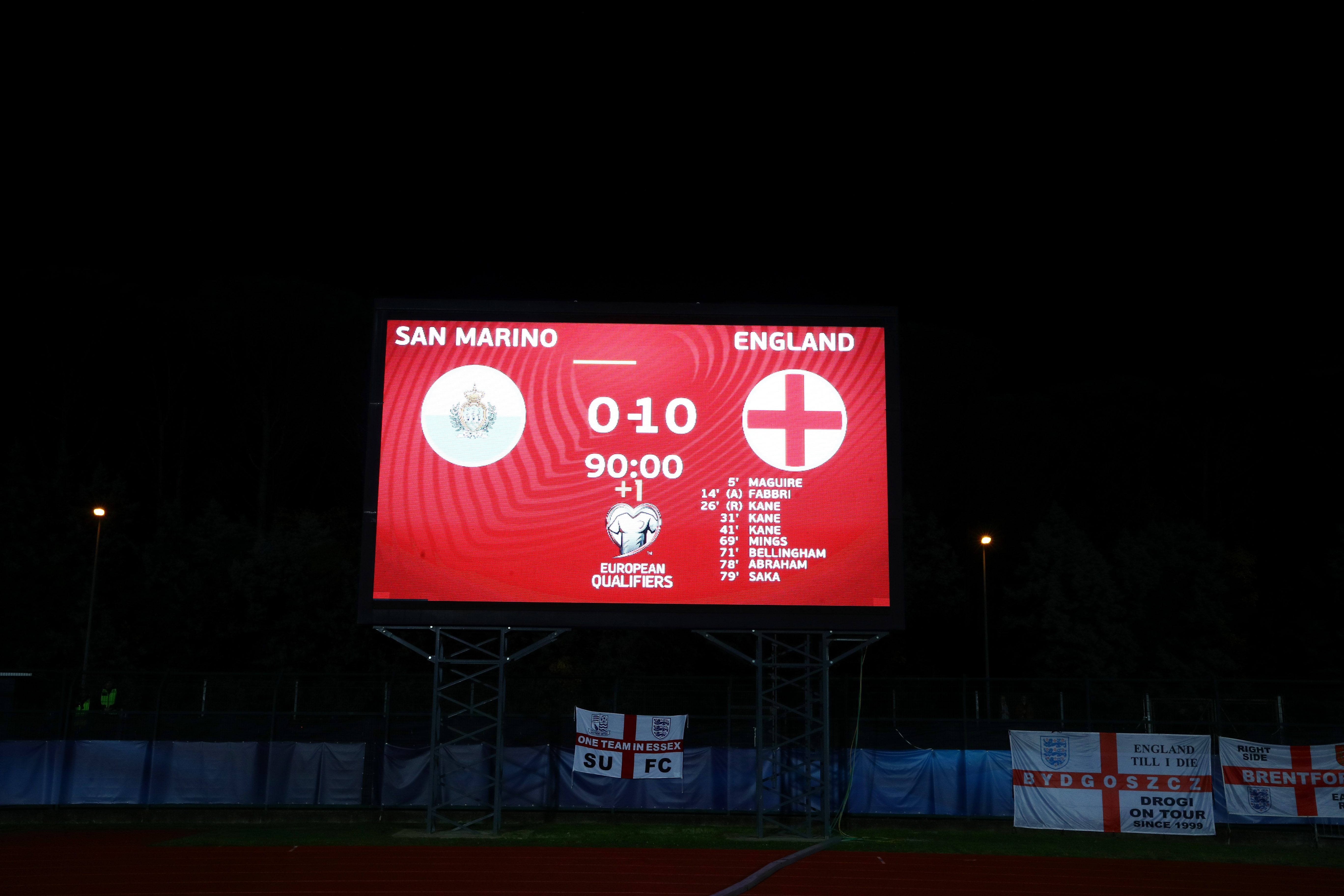World Cup - UEFA Qualifiers - Group I - San Marino v England