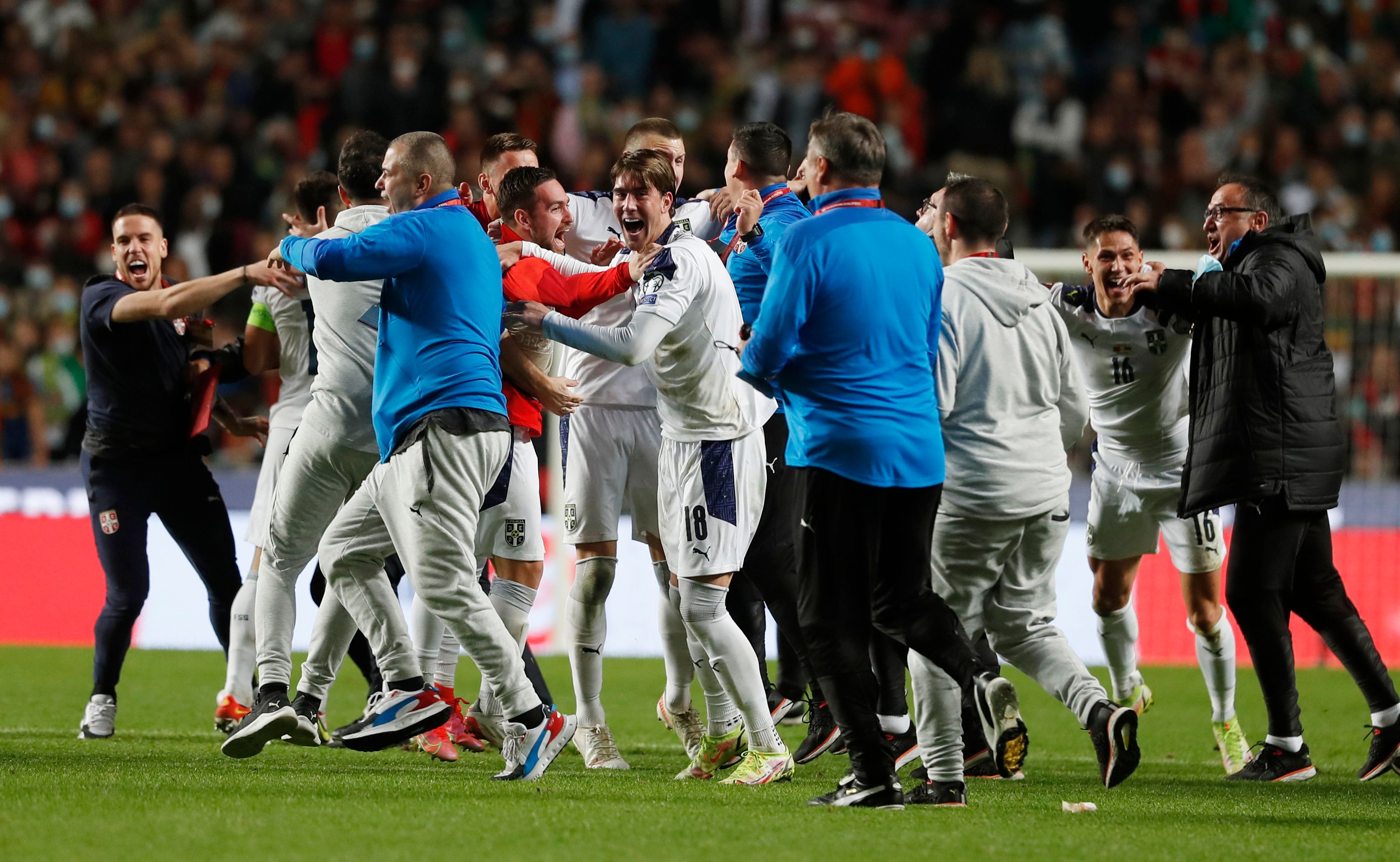 World Cup - UEFA Qualifiers - Group A - Portugal v Serbia