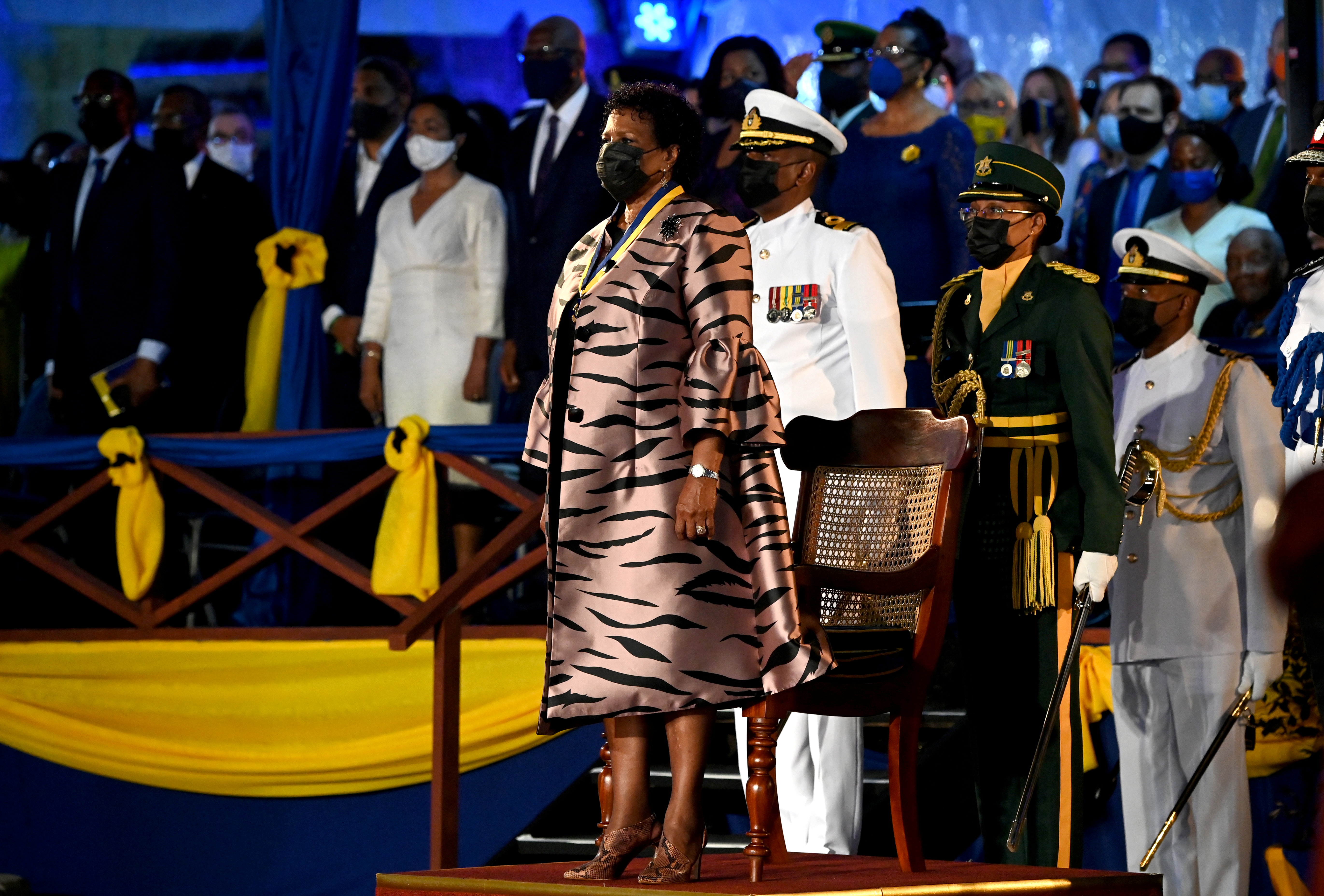 Presidential Inauguration Ceremony as Barbados becomes a republic, in Bridgetown