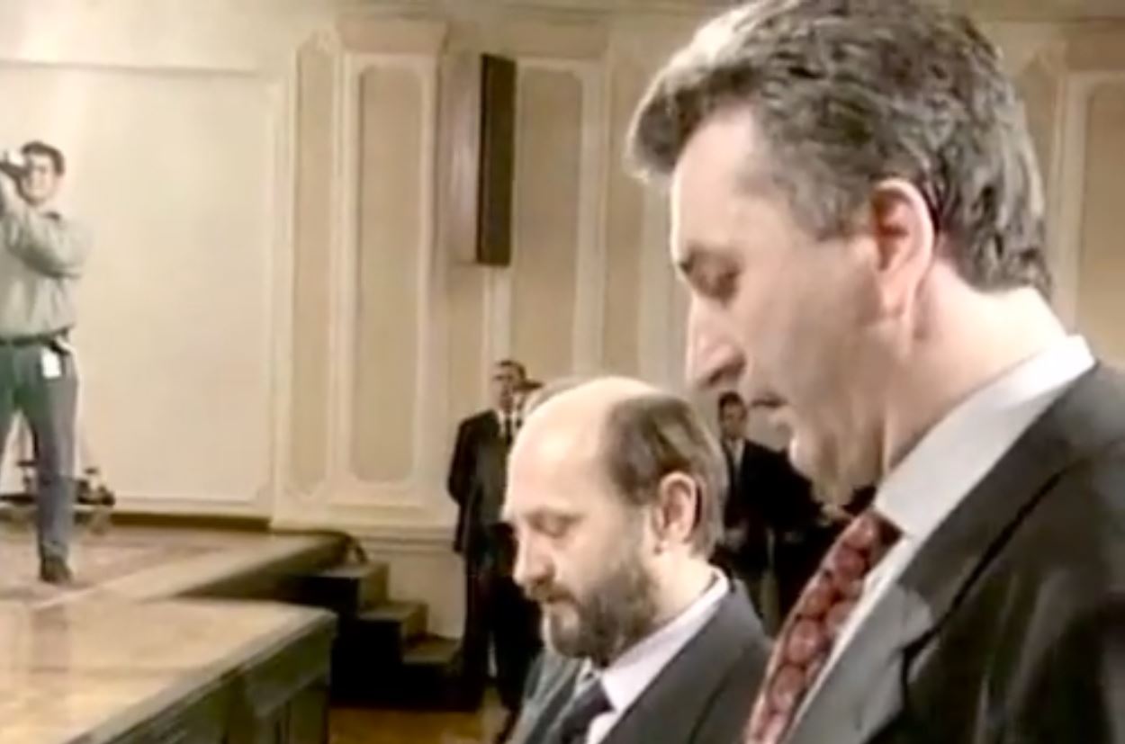 Mirko Šarović i Nikola Poplašen
