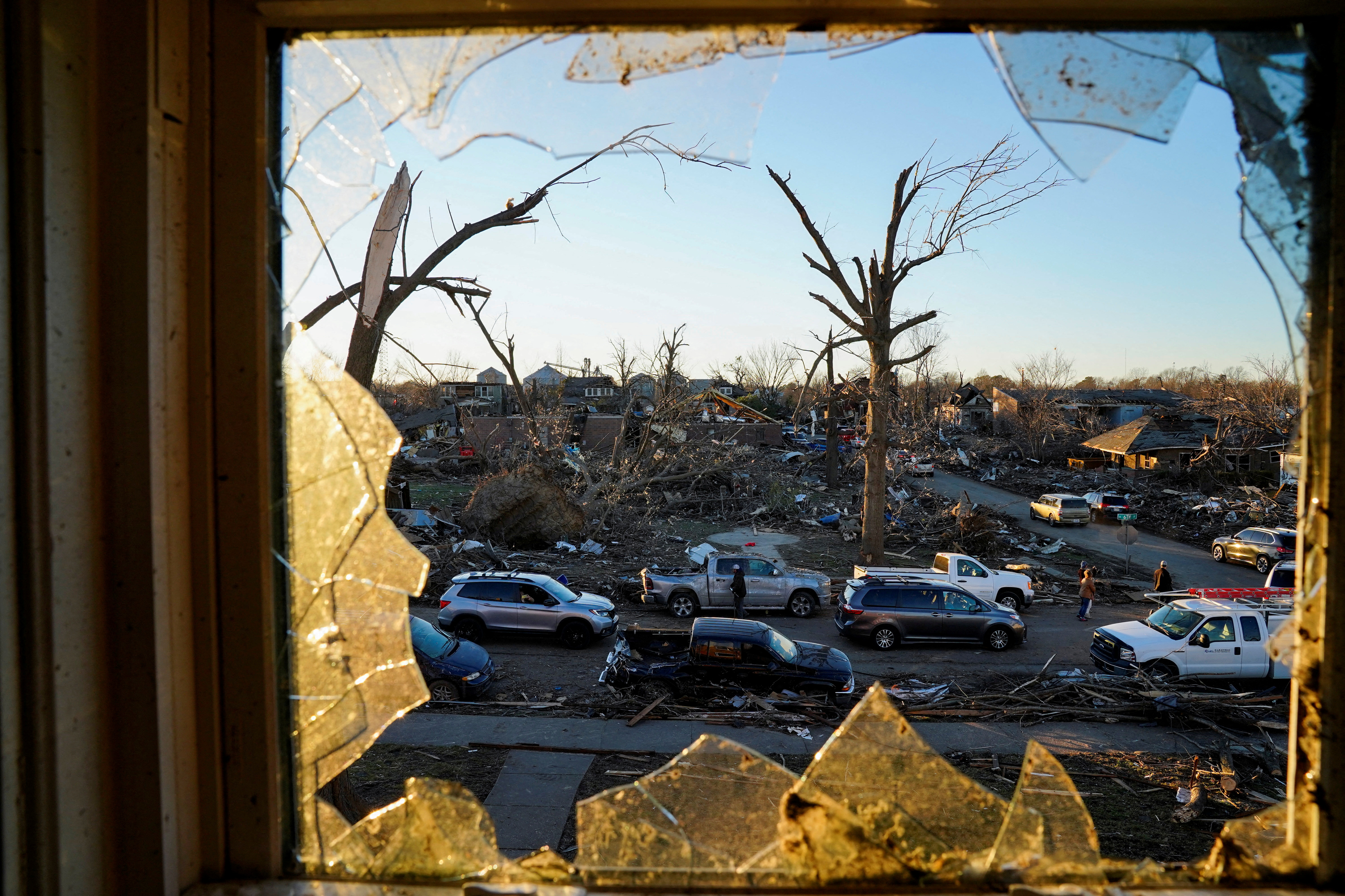 Devastating outbreak of tornadoes ripped through several U.S. states