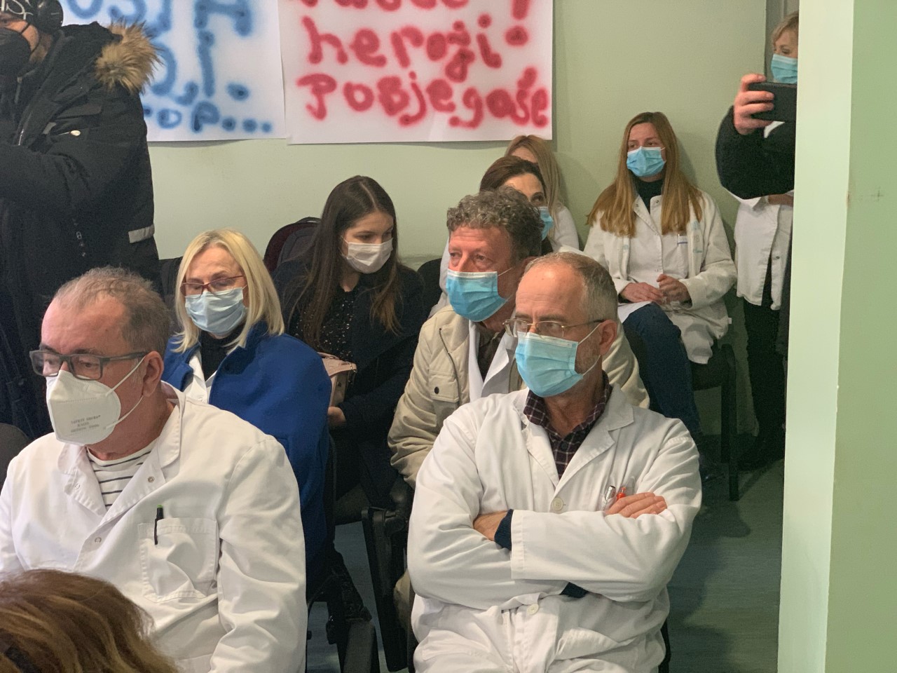 konjic, protest doktori