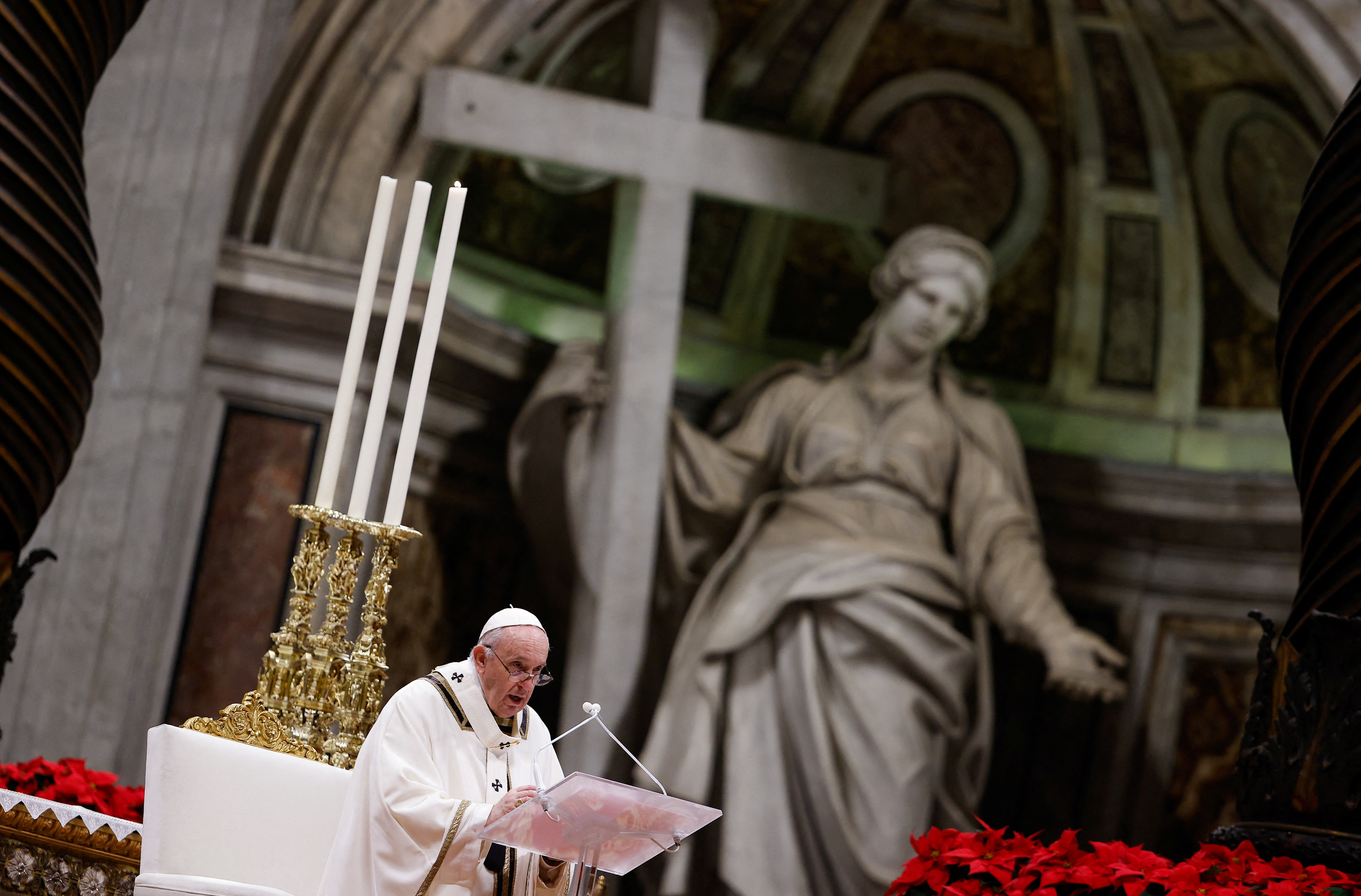 Pope Francis celebrates Christmas Eve Holy Mass, at the Vatican