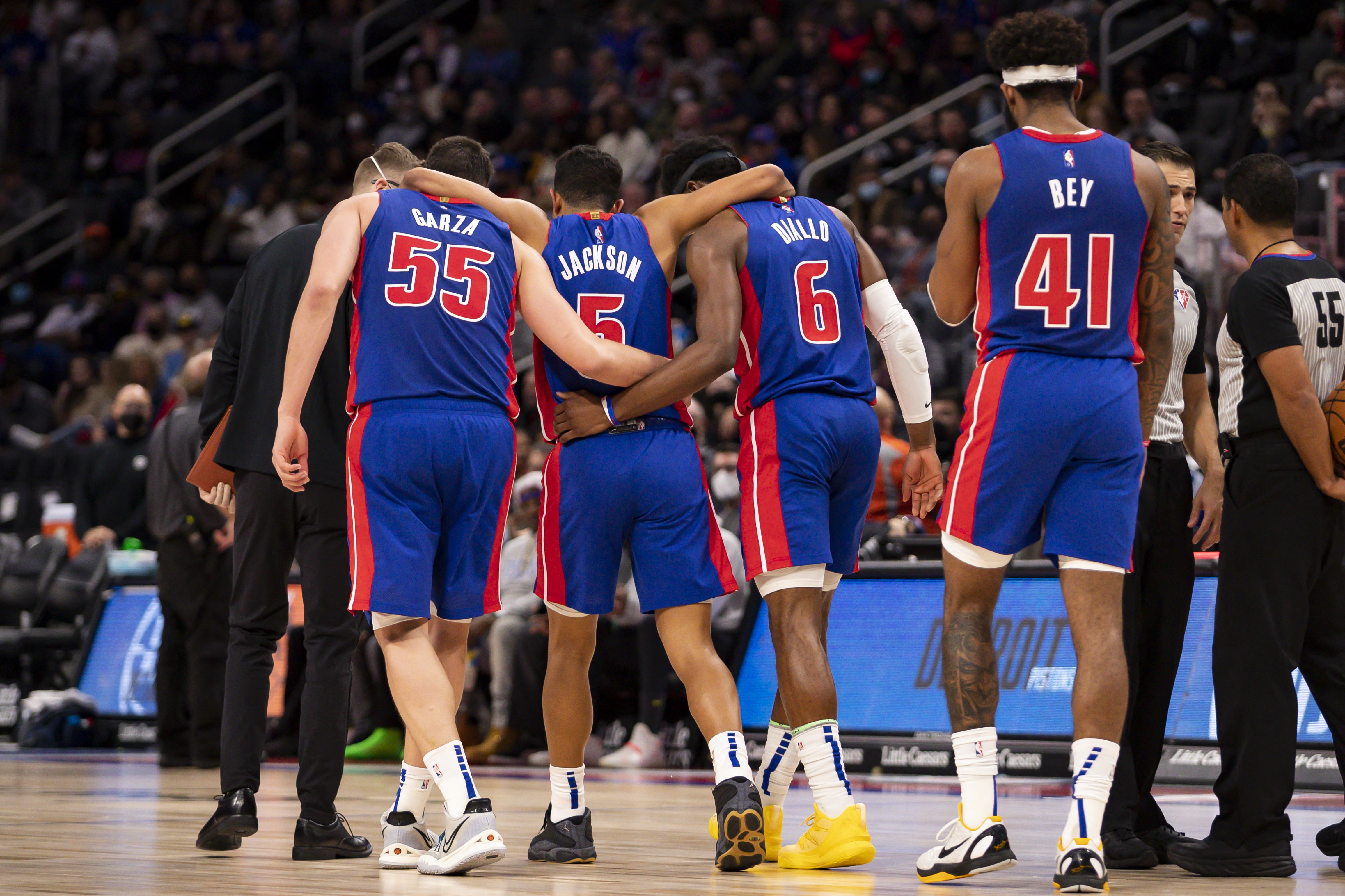 NBA: New York Knicks at Detroit Pistons