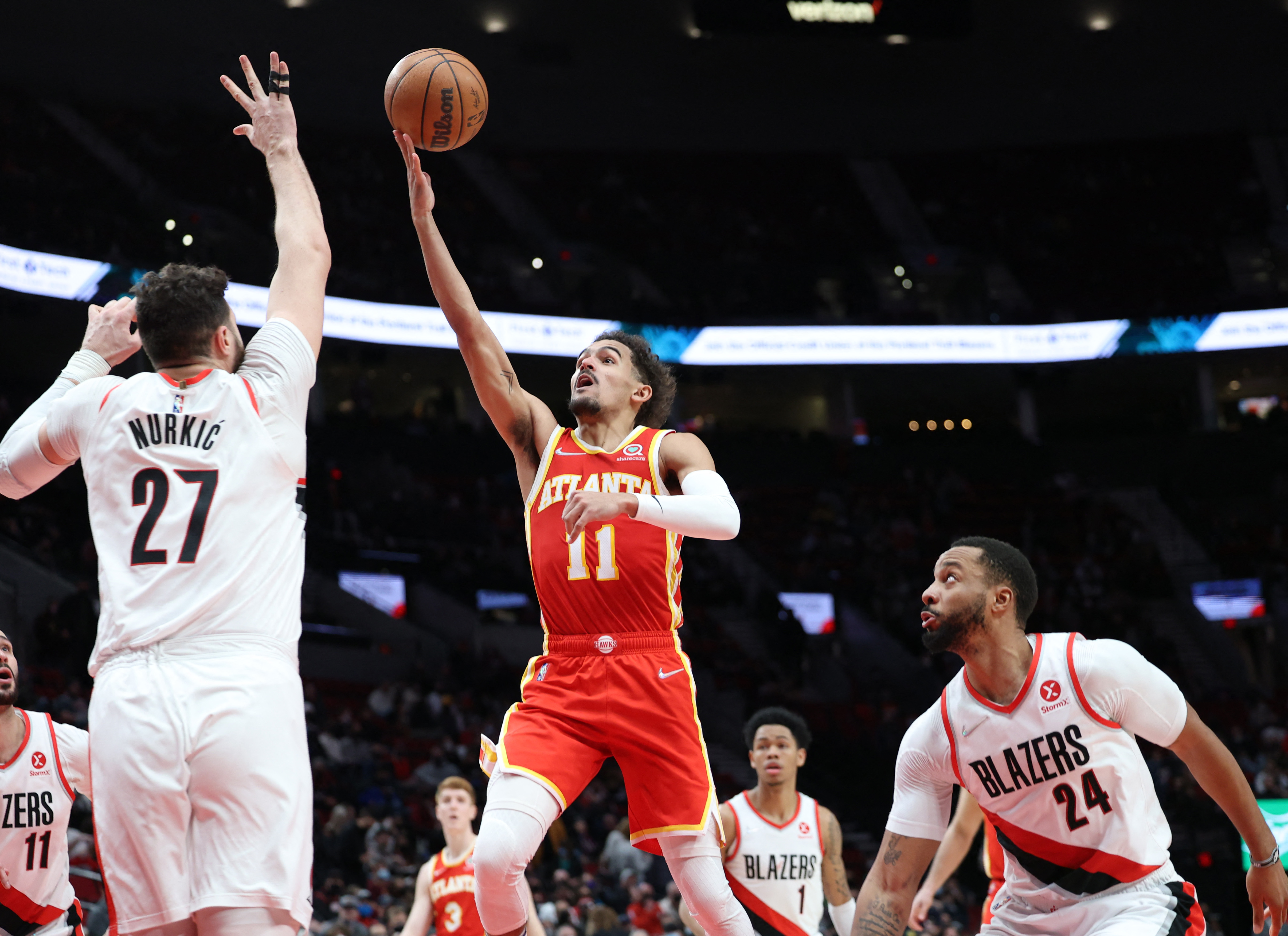 NBA: Atlanta Hawks at Portland Trail Blazers