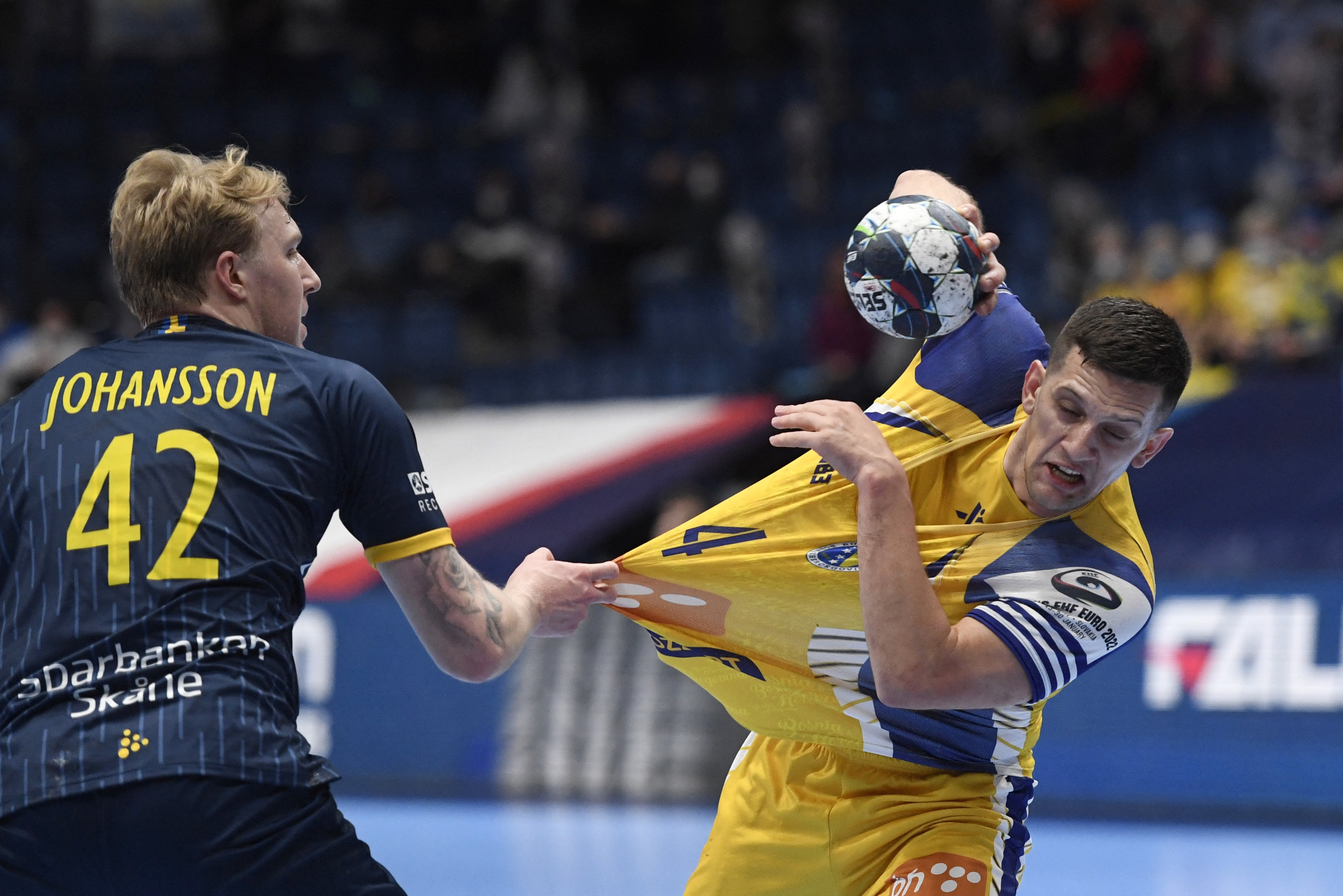 EHF 2022 Men's European Handball Championship - Group E - Sweden v Bosnia and Herzegovina