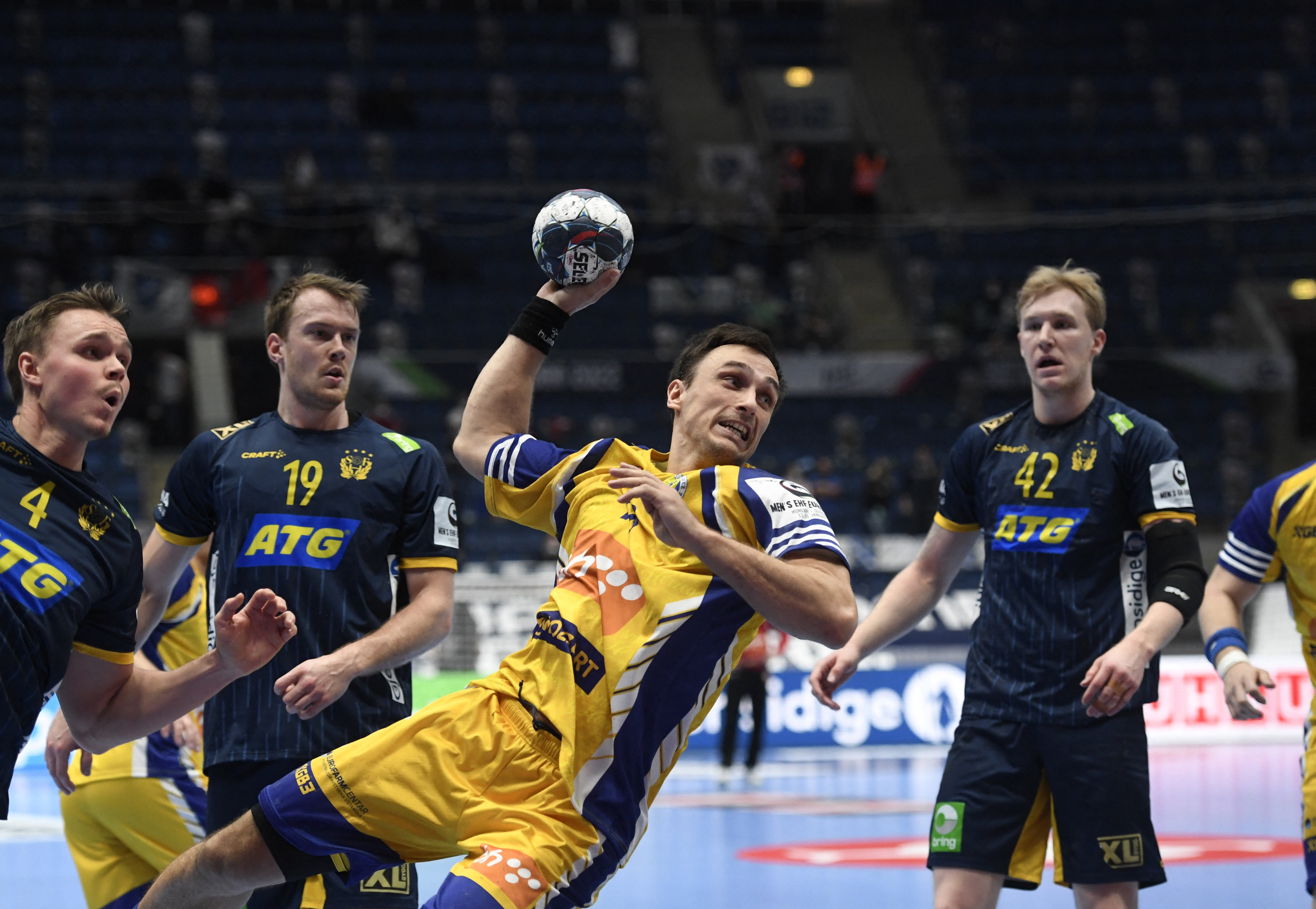 EHF 2022 Men's European Handball Championship - Group E - Sweden v Bosnia and Herzegovina