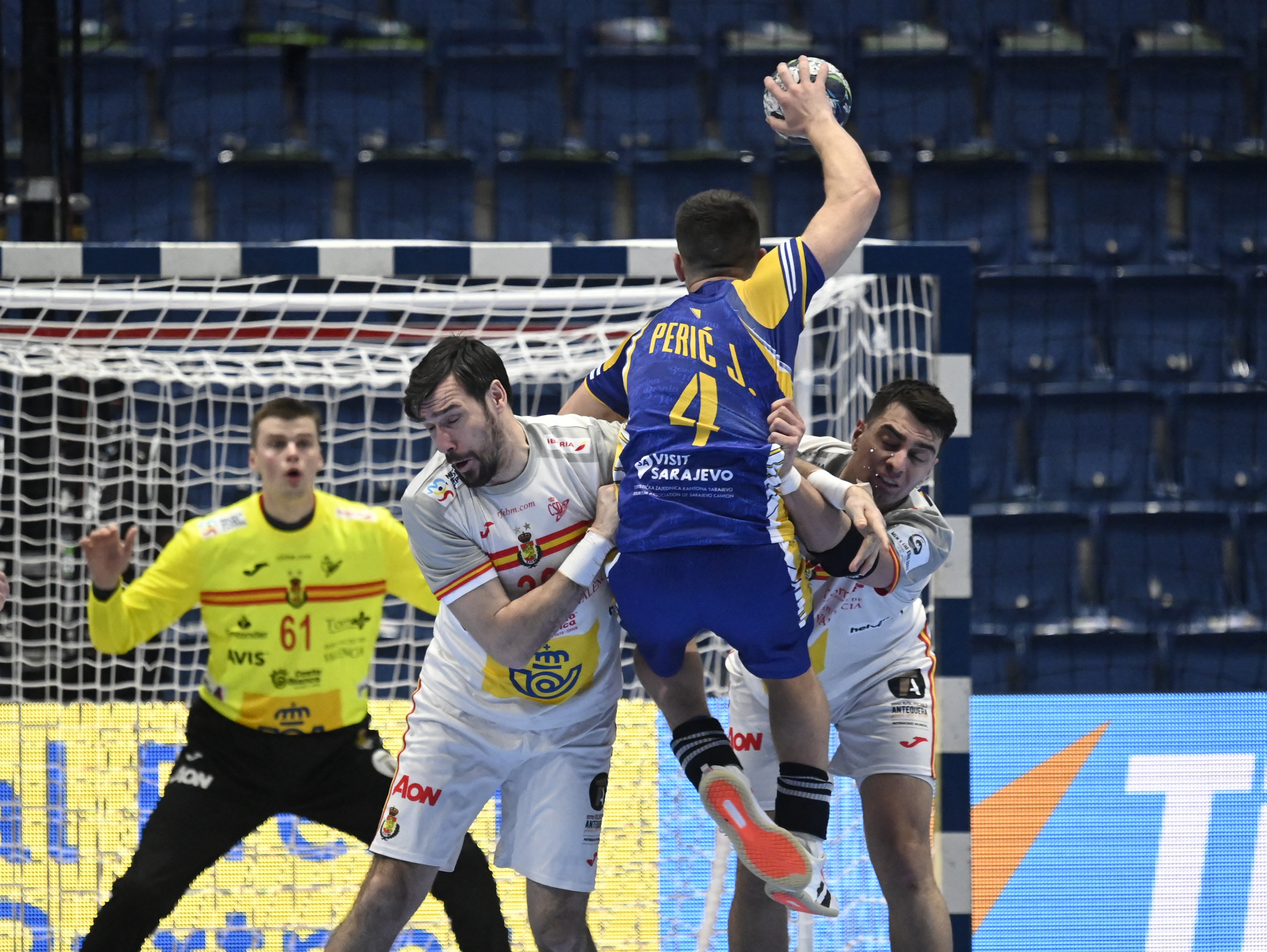 EHF 2022 Men's European Handball Championship - Group E - Bosnia and Herzegovina v Spain