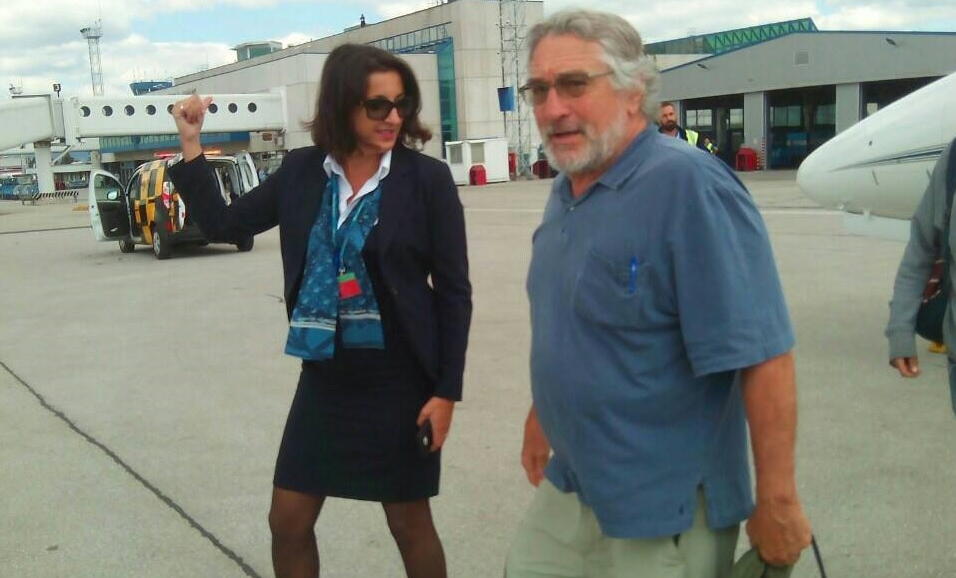 Robert De Niro prilikom dolaska u Sarajevo