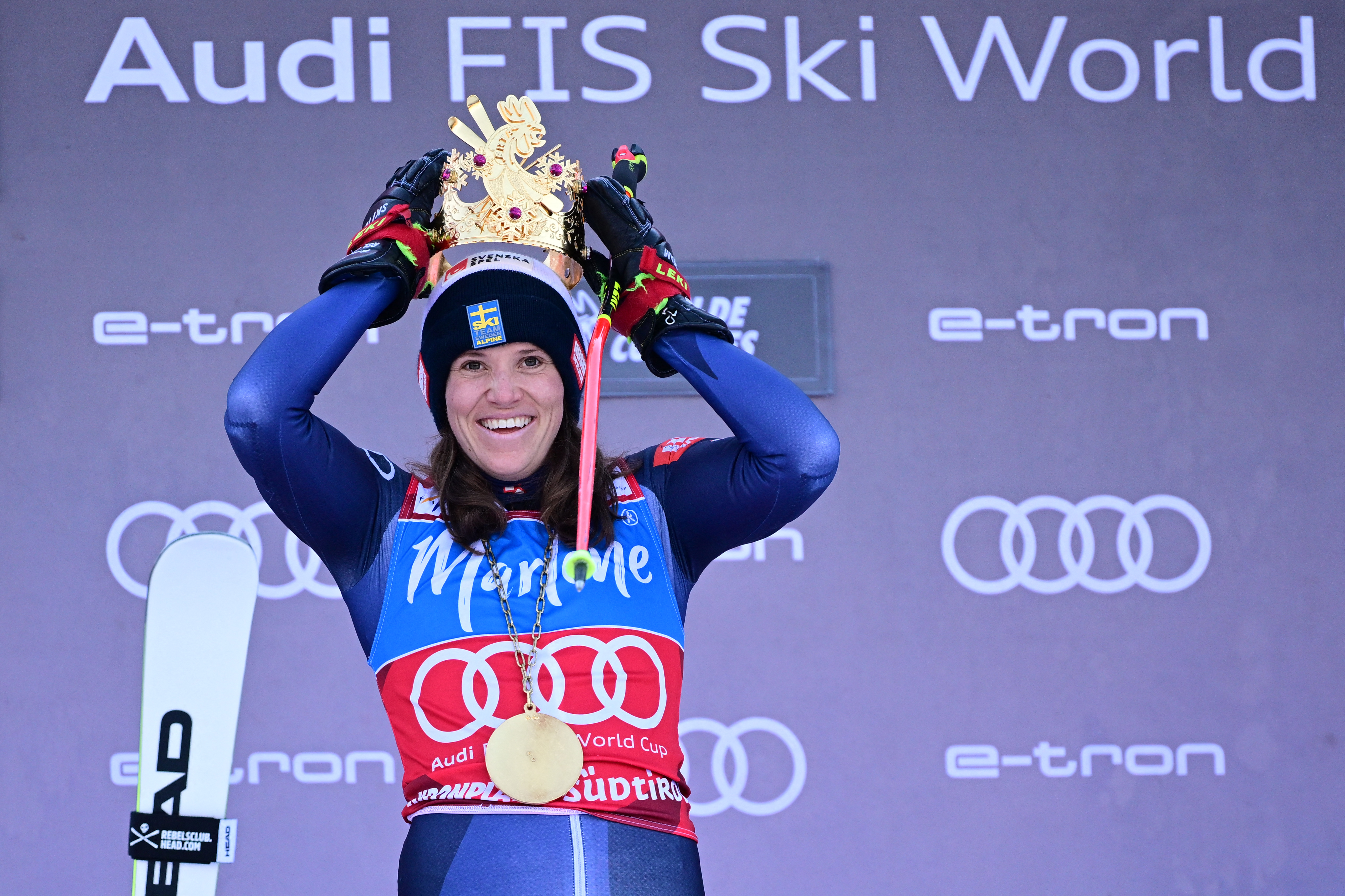 SKI-ALPINE-ITA-WORLD-GIANT-WOMEN-PODIUM