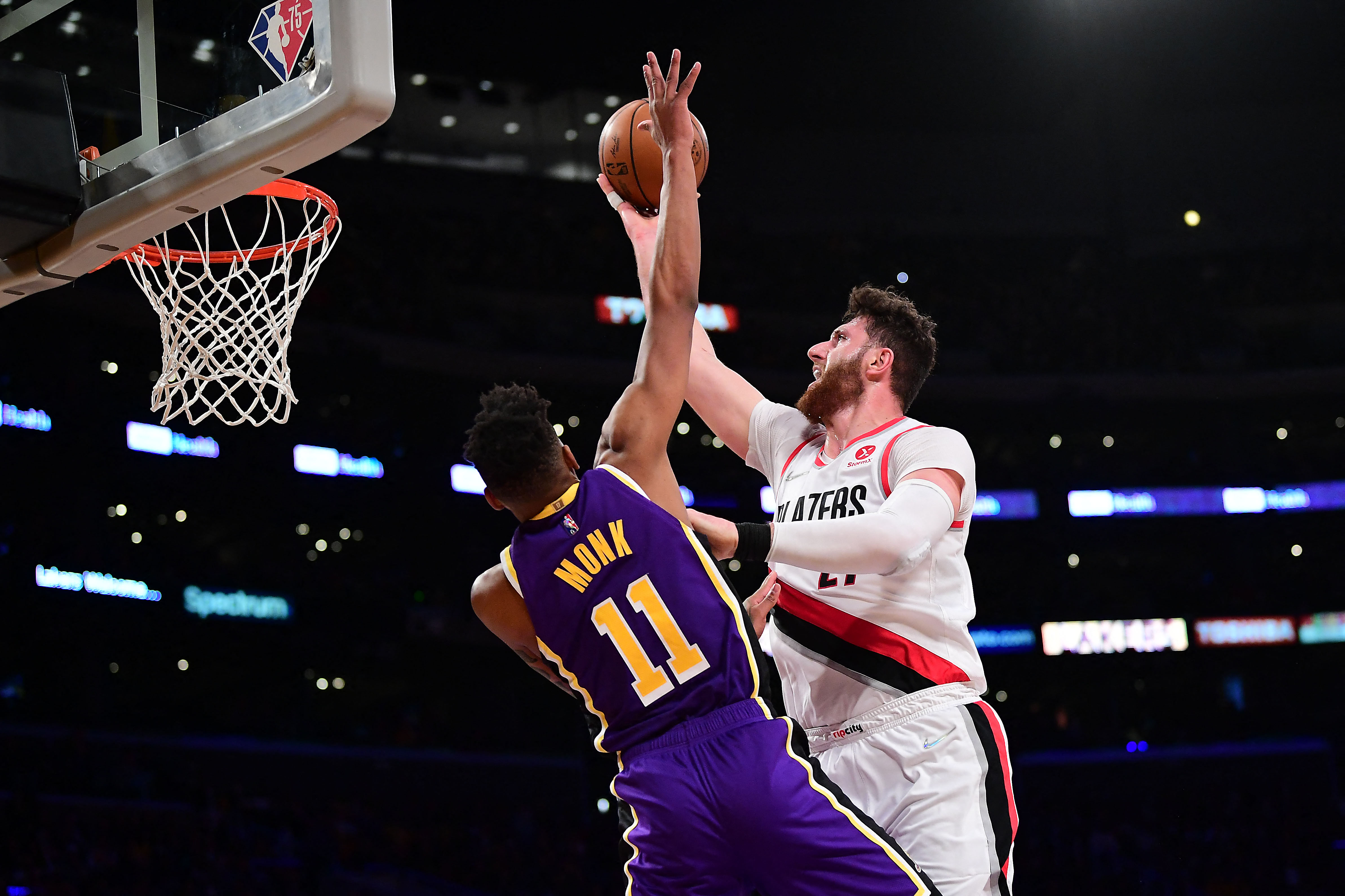NBA: Portland Trail Blazers at Los Angeles Lakers