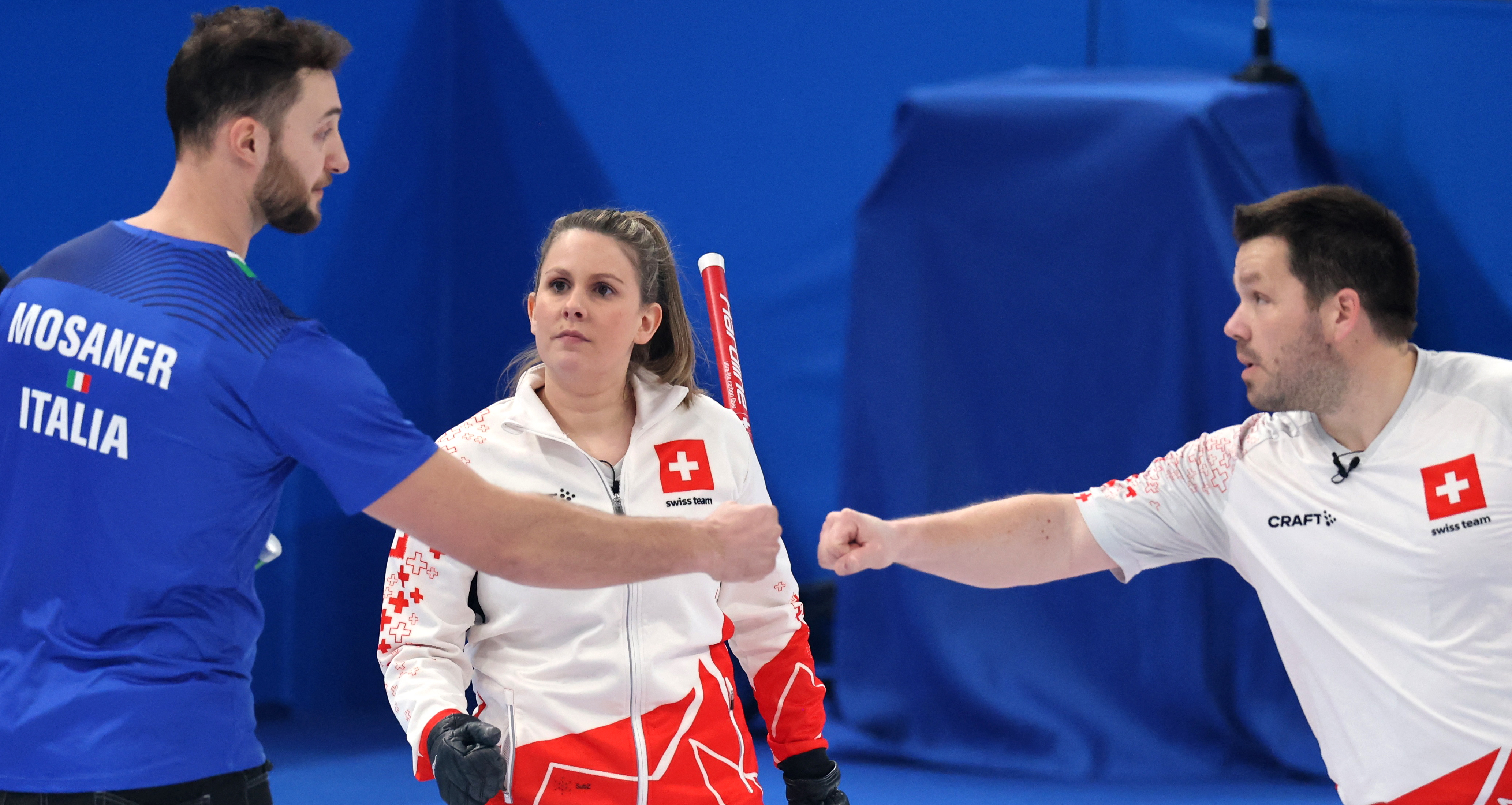 Curling - Mixed Doubles Round Robin Session 3 - Italy v Switzerland