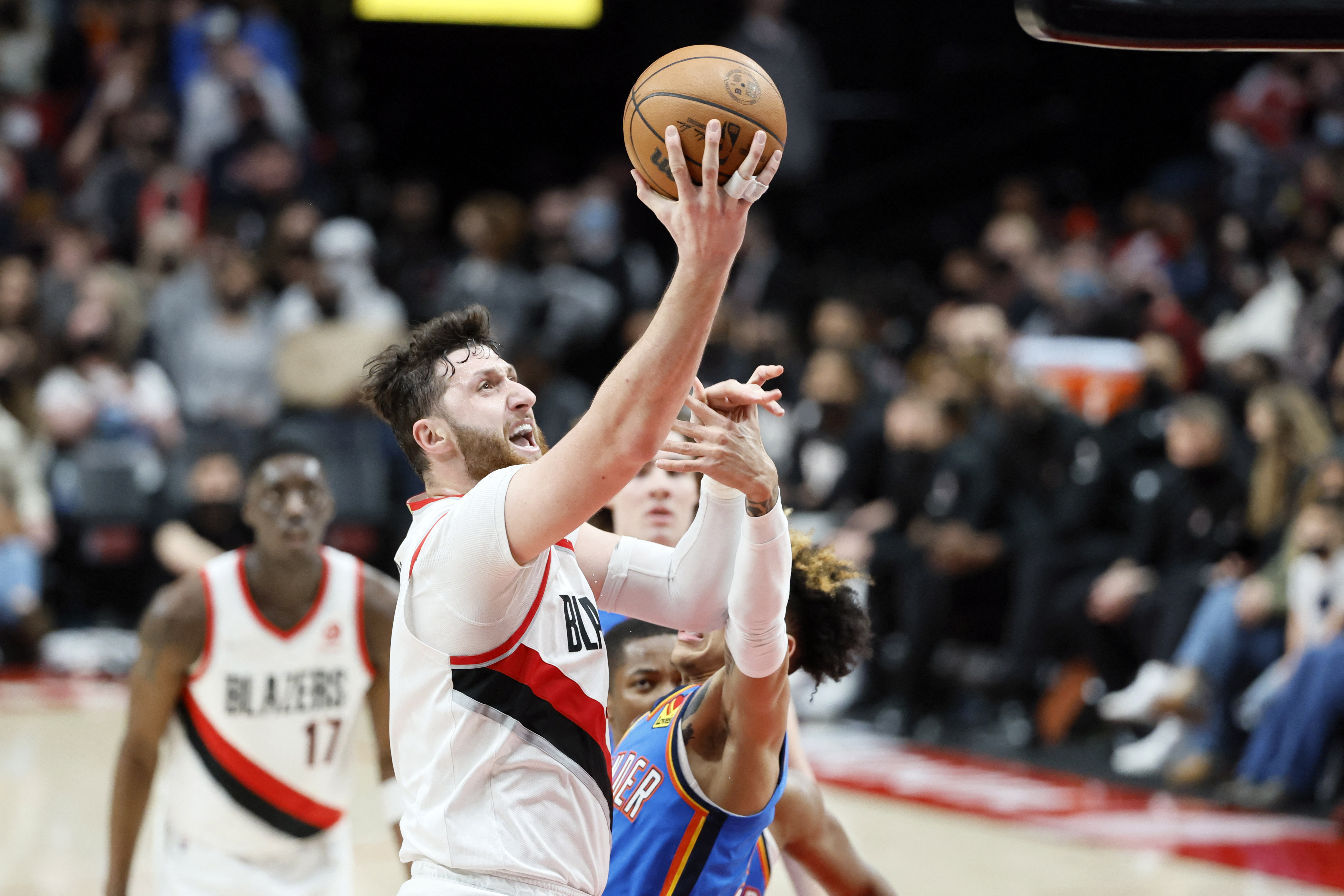 nurkic NBA: Oklahoma City Thunder at Portland Trail Blazers